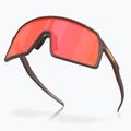 Oakley Sutro matte grenache/prizm trail torch sunglasses 4