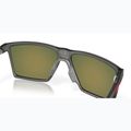 Oakley Futurity satin grey smoke/prizm ruby polarized sunglasses 7