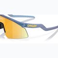 Oakley Hydra Fortnite matte cyan blue/clear shift prizm 24k sunglasses 7