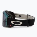 Oakley Airbrake MTB cycling goggles black green colourshift/light grey 4