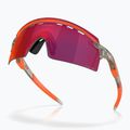 Oakley Encoder Strike Vented matte grey ink/prizm road sunglasses 4