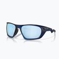 Oakley Lateralis matte trans blue/prizm deep water polarized sunglasses 5