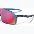 Oakley Sutro matte cyan/blue colorshift/prizm road sunglasses 6