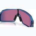 Oakley Sutro matte cyan/blue colorshift/prizm road sunglasses 7
