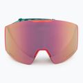 Ski goggles Oakley Fall Line M pacific chex/prizm snow rose gold iridium 2