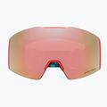 Oakley Fall Line M ski goggles Pacific Chex/Prizm Snow Rose Gold Iridium 2