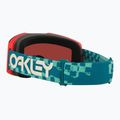 Ski goggles Oakley Fall Line M pacific chex/prizm snow rose gold iridium 4