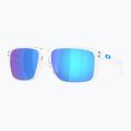 Oakley Holbrook XXL polished clear/prizm sapphire polarized sunglasses
