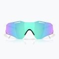 Oakley Cybr Zero polished white/prism sapphire sunglasses
