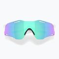 Oakley Cybr Zero polished white/prism sapphire sunglasses 2