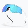 Oakley Cybr Zero polished white/prism sapphire sunglasses 3