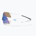 Oakley Cybr Zero polished white/prism sapphire sunglasses 5