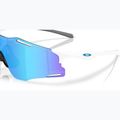 Oakley Cybr Zero polished white/prism sapphire sunglasses 6