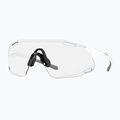 Oakley Cybr Dyno matte white/clear to black iridium photochromic sunglasses