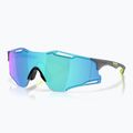 Sunglasses Oakley Cybr Zero matte carbon/prizm sapphire with uranium ink