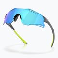 Sunglasses Oakley Cybr Zero matte carbon/prizm sapphire with uranium ink 4