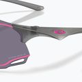 Sunglasses Oakley Cybr Dyno matte grey smoke/prizm grey with pink ink 6