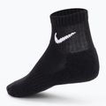 Nike Everyday Cushioned Ankle socks 3 pairs black/white 2