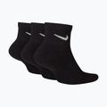Socks Nike Everyday Plus Cushioned Ankle 3 pairs black/white 2
