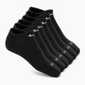 Men's socks Nike Everyday Plus Cushioned No Show 6 pairs black/white