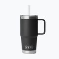 Thermal mug YETI Rambler Straw 739 ml black