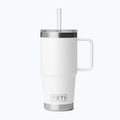 Thermal mug YETI Rambler Straw 739 ml white