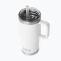 Thermal mug YETI Rambler Straw 739 ml white 3