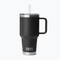 Thermal mug YETI Rambler Straw 1000 ml black