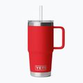 Thermal mug YETI Rambler Straw 739 ml rescue red