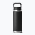 Thermal bottle YETI Rambler Straw 769 ml black 2