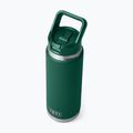 Thermal bottle YETI Rambler Straw 769 ml black forest green 4