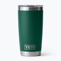 Thermal mug YETI Rambler Tumbler 591 ml black forest green