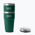 Thermos bottle YETI Rambler Stackable 591 ml black forest green 4