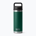 Thermos bottle YETI Rambler Chug 532 ml black forest green