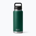 Thermal bottle YETI Rambler Chug 1064 ml black forest green