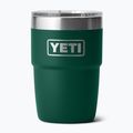 Thermos bottle YETI Rambler Stackable 237 ml black forest green