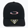 Men's Oakley Tincan black/american flag baseball cap 2