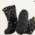 Sorel Flurry Print Boys black/black children's snow boots 8