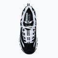 SKECHERS women's D'Lites Biggest Fan black/white/silver shoes 5
