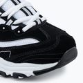 SKECHERS women's D'Lites Biggest Fan black/white/silver shoes 7