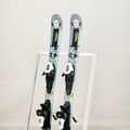 Children's downhill skis Salomon T1 Jr XS + C5 aquatic/safety yellow 13