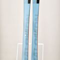 Salomon QST 98 + Skins reef waters/flame orange/royal purple downhill skis 11