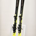 Salomon S/Max 8 XT + M11 GW black/driftwood/safety yellow downhill skis 12