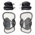 Cabrinha H20 grey kiteboard pads and straps K9BAH20XX000STD