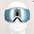 Women's ski goggles UVEX Downhill 2100 CV WE S2 arctic blue matt/mirror white/colorvision green 6