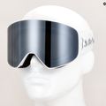Red Bull SPECT Jam S3 ski goggles + Spare Lens S2 matt white/white/ smoke/silver mirror/cloudy snow 4