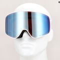 Red Bull SPECT Rush matt white/white/red/dusk blue mirror ski goggles 4