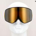 Red Bull SPECT Rush matt black/black/orange/gold mirror ski goggles 4