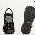 KEEN Rose black/neutral gray women's sandals 15