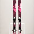 Children's downhill skis Salomon Lux Jr M + L6 bordeau/pink 11